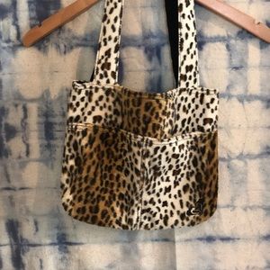 Roxy leopard print bag